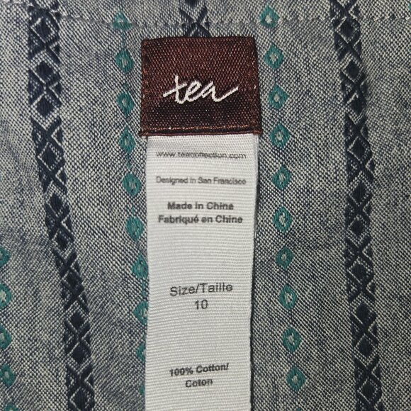 Tea Collection Grey with Embroidered details Tunic/Dress - Picture 3 of 3